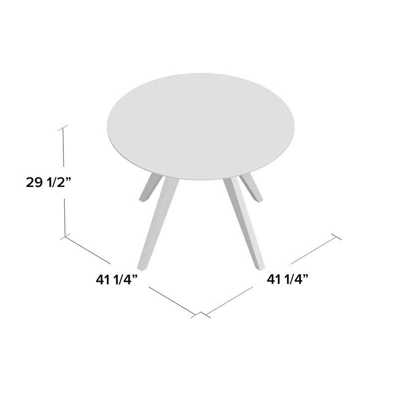 Round Dining Table: 41.3'' Dining Table