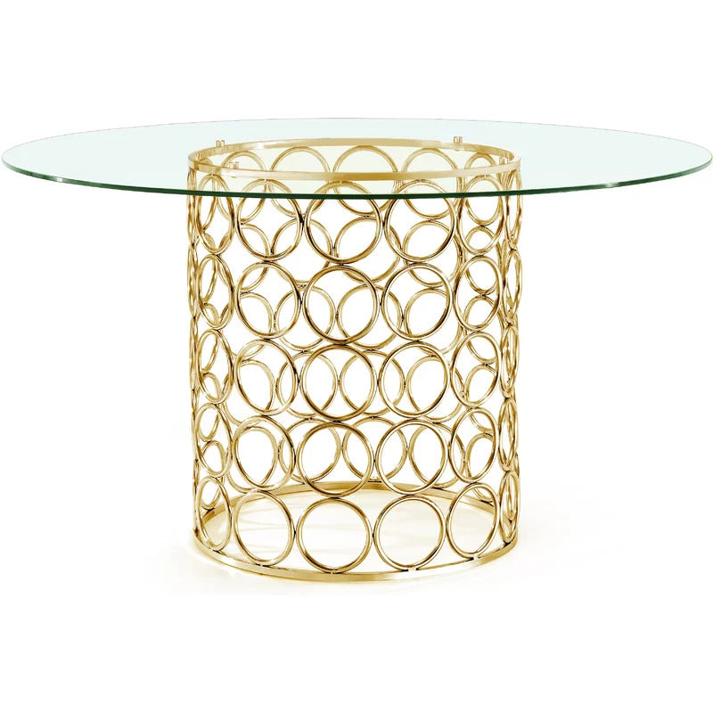 Round Dining Table: 54'' Pedestal Dining Table