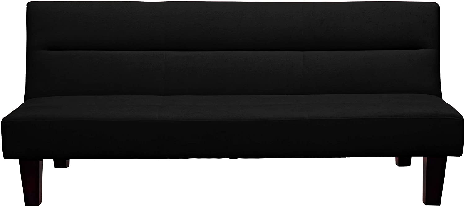 SOFA CUM BED sofa sleeper with microfiber cover  Black 