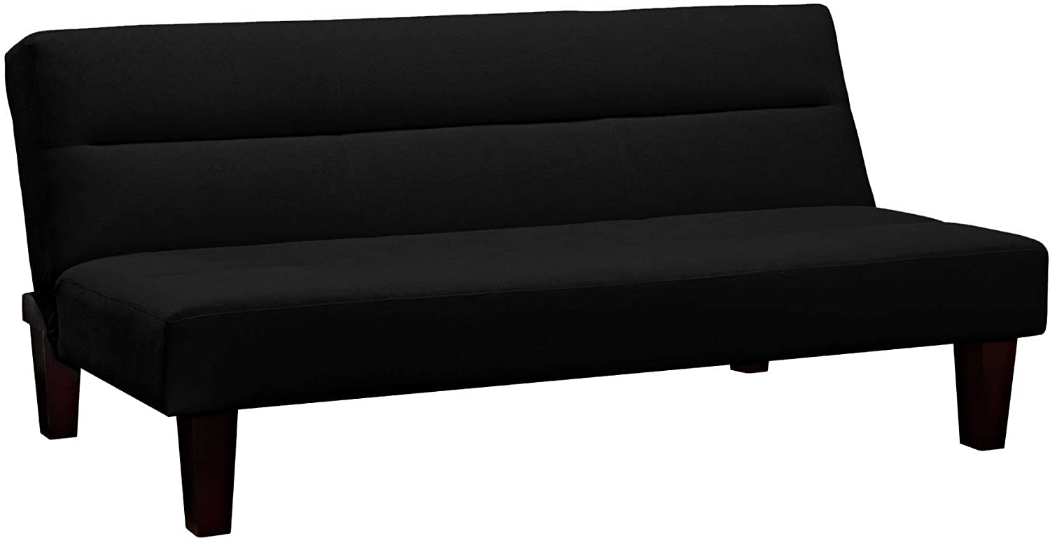 SOFA CUM BED sofa sleeper with microfiber cover  Black 