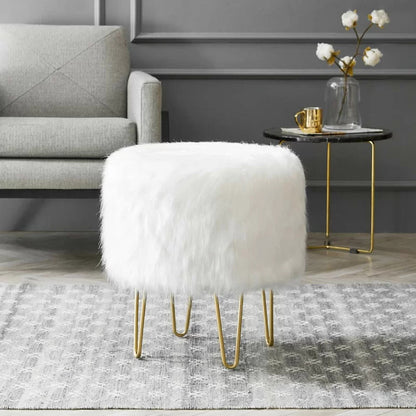 Seating Stool: 18'' Wide Round Standard Ottoman