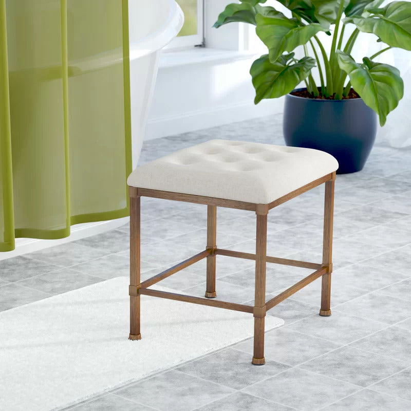 Seating Stool: Backless Vanity Stool