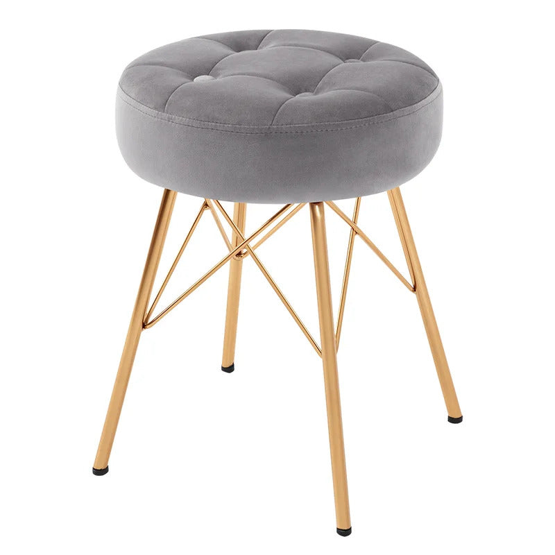 Seating Stool: Metal Accent Stool