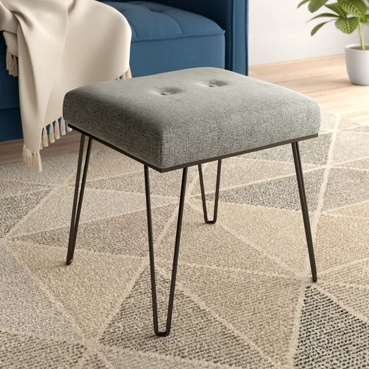 Seating Stool: Metal Accent Stool