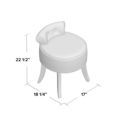 Seating Stool: Small Vanity Stool