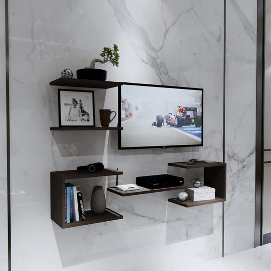 Wall Mount TV Unit: Wall Mount TV Unit With Set Top Box Stand