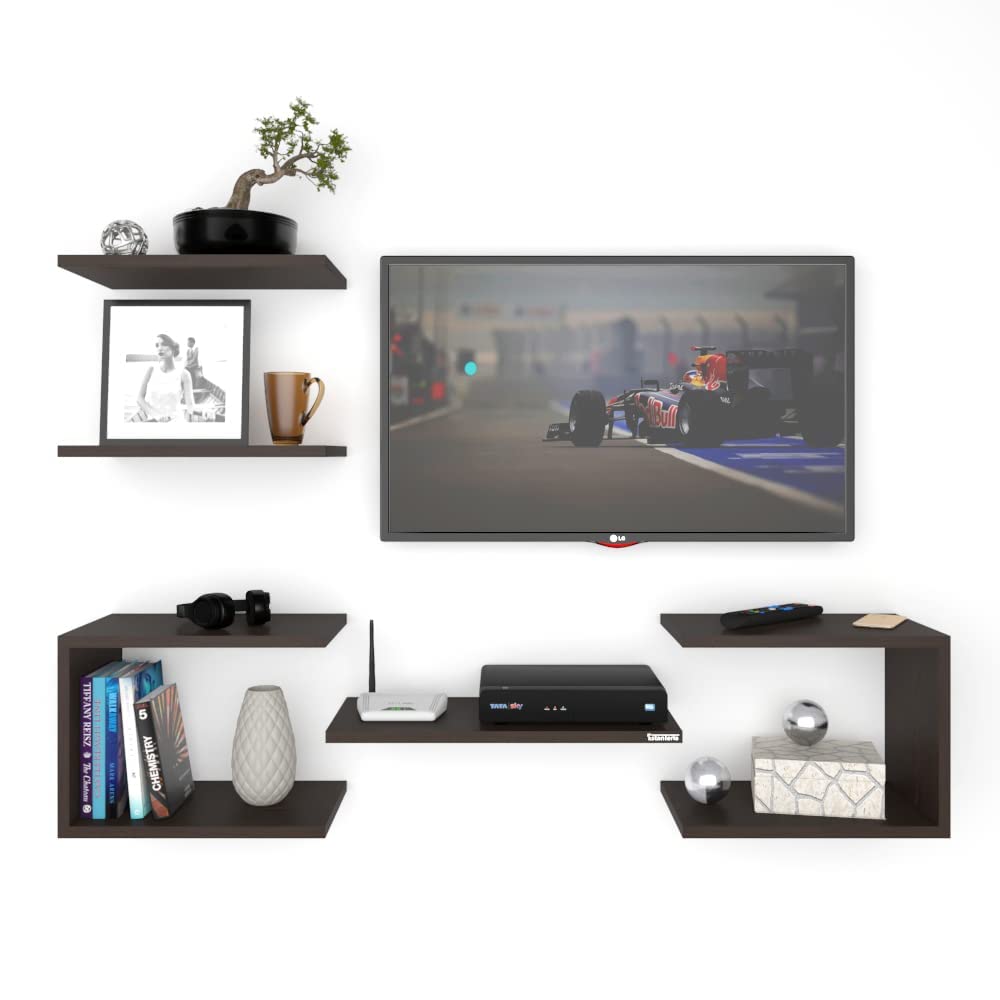 Wall Mount TV Unit: Wall Mount TV Unit With Set Top Box Stand