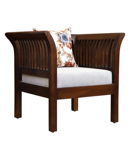 Sheesham Furniture:- 1 Seater Sofa in Wallnut Finished