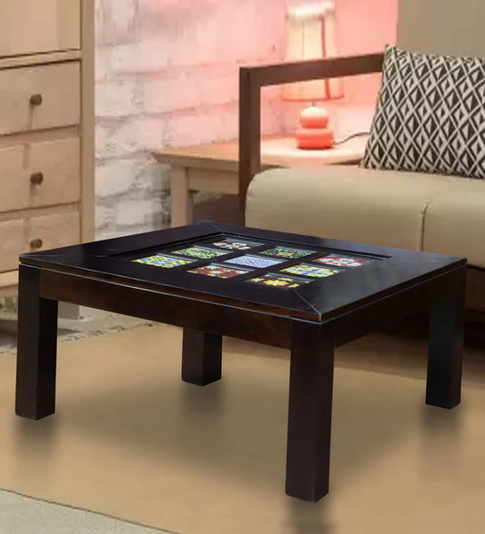 Sheesham Furniture:- Center cum Coffee Table in Wall nut Finished