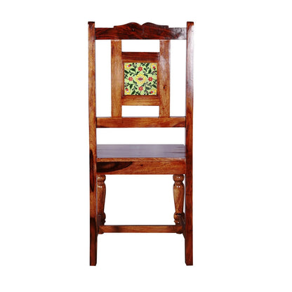 Sheesham Furniture: Ceremic Dining Chair