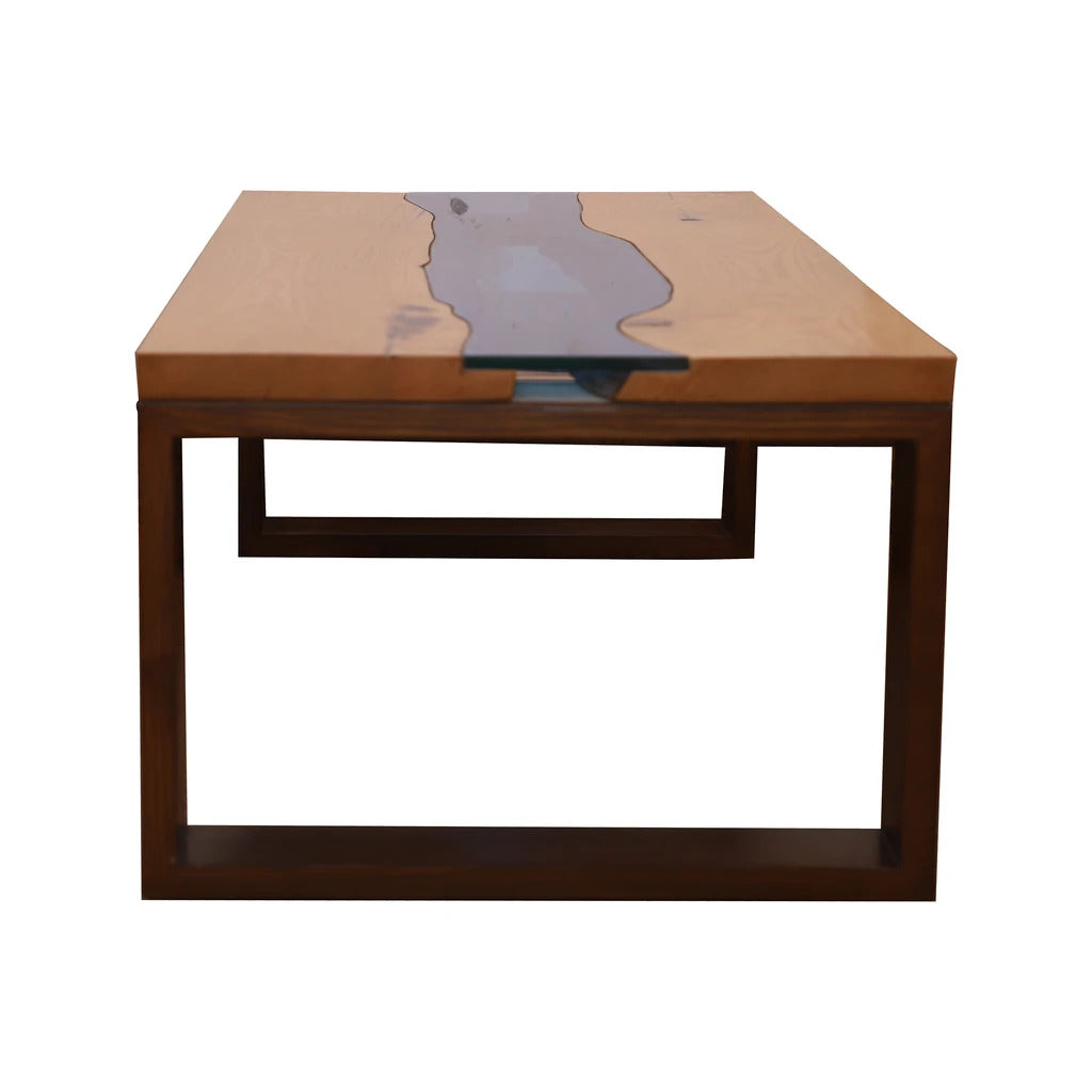 Sheesham Furniture:-Coffee and Center Table in white ash finish 