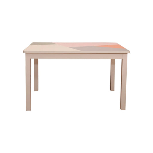 Sheesham Furniture: Multicolor Kids Study Table in MDF and white ash 