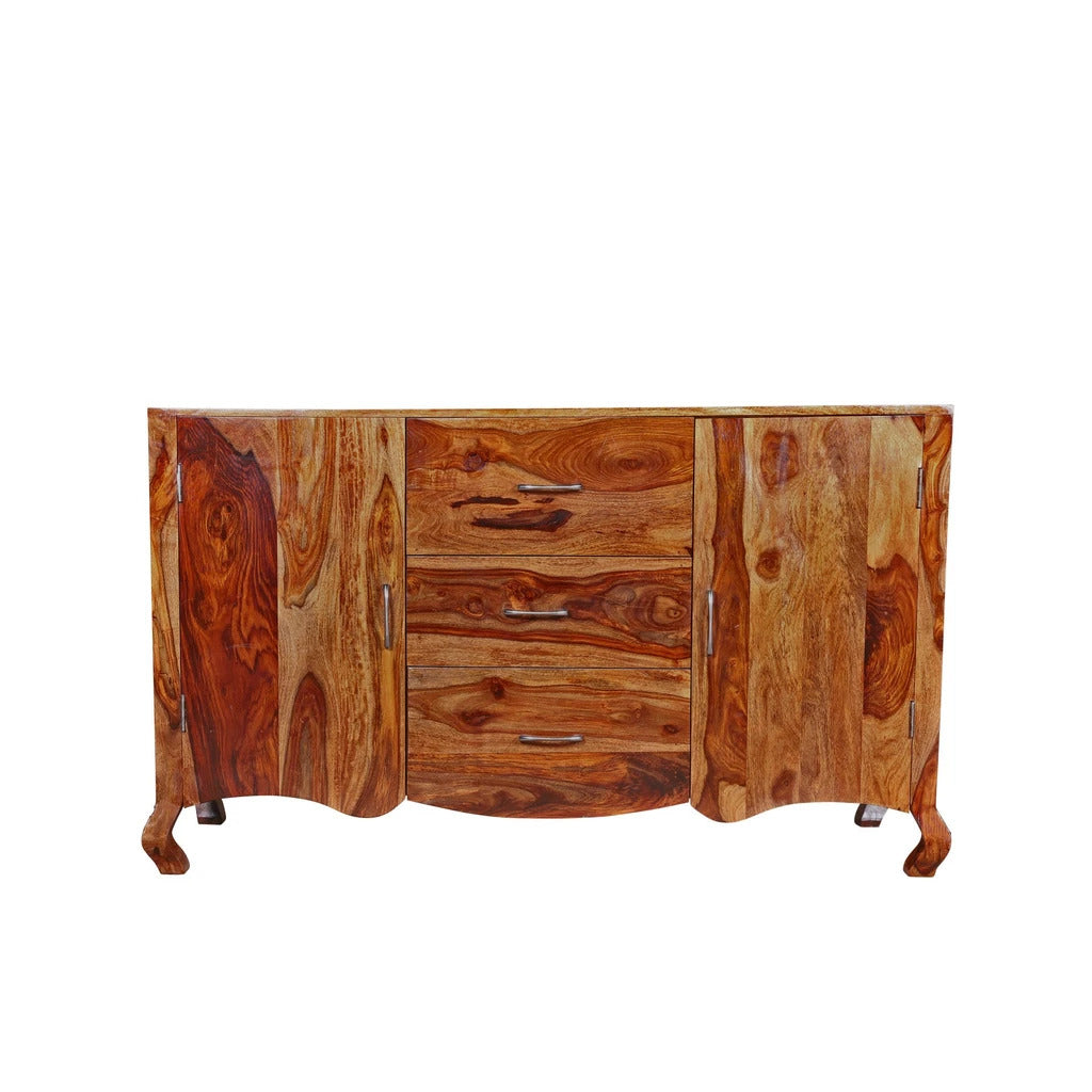 Sheesham Furniture:- Solid Wood Cabinet in Honey Finished 