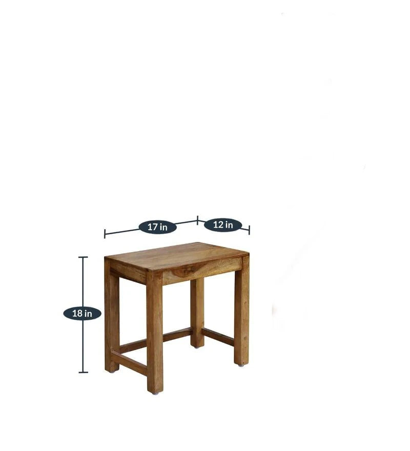 Sheesham Furniture Solid Wood Two Door Two Shelves TV Unit