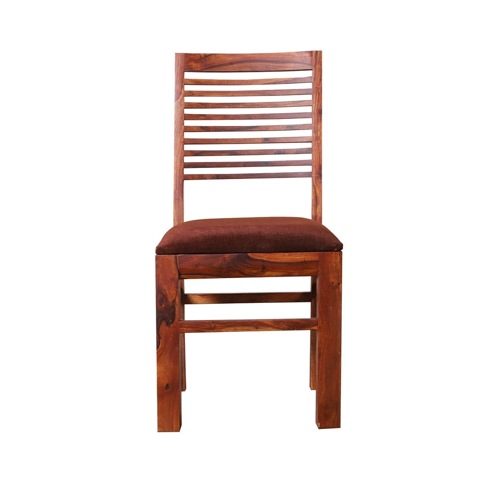 Sheesham Furniture Solid Wood Upholstery Dining Chair GKW Retail