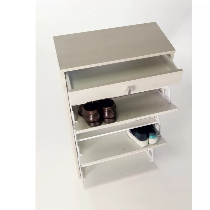 Shoe Rack: 15 Pair Shoe Storage Cabinet