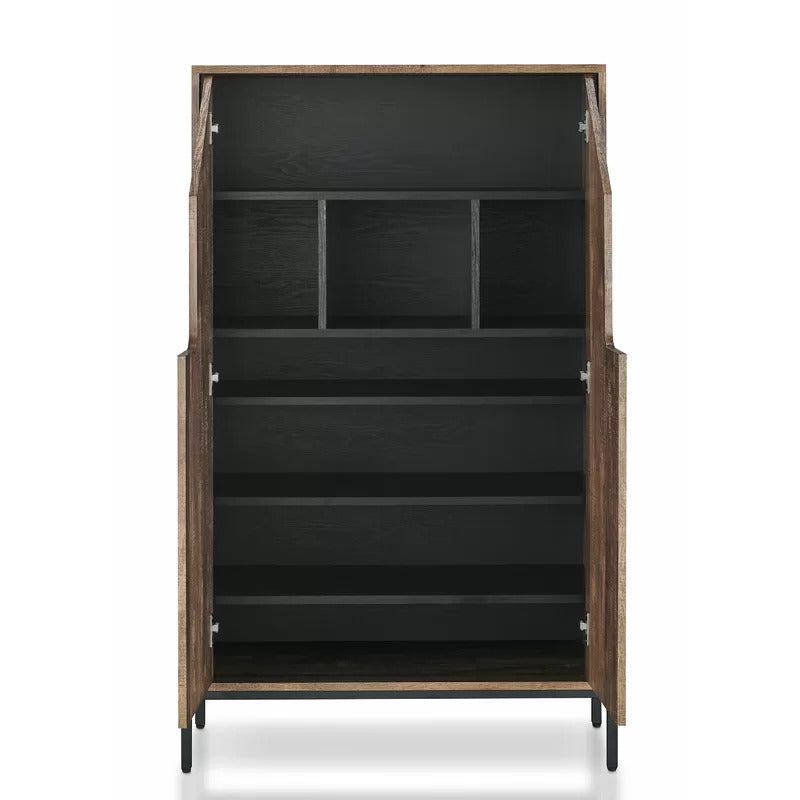 Shoe Rack: 18 Pair Shoe Storage Cabinet