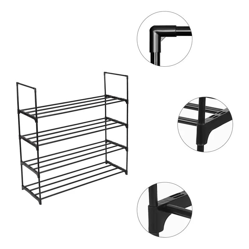 Shoe Rack: 4-Layer Storage Rack