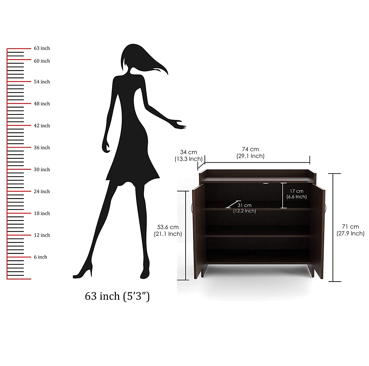 Shoe Rack: Rocklayn Shoe Rack Cabinet Stand