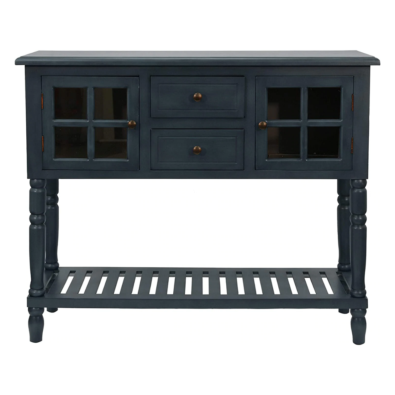 Side Tables Accent Table, Antique Navy