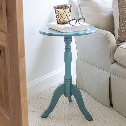 Side Tables: Antique Pedestal Accent Table