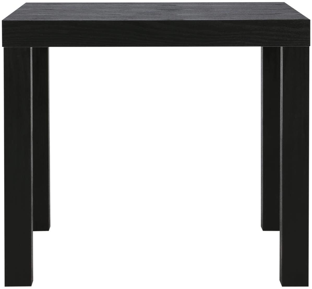 Side Tables: Black Wood Modern End Table