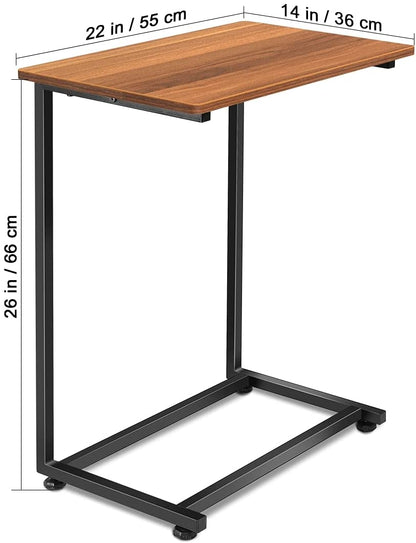  Side Tables: C Table for Small Spaces TV Tray ,Laptop Table