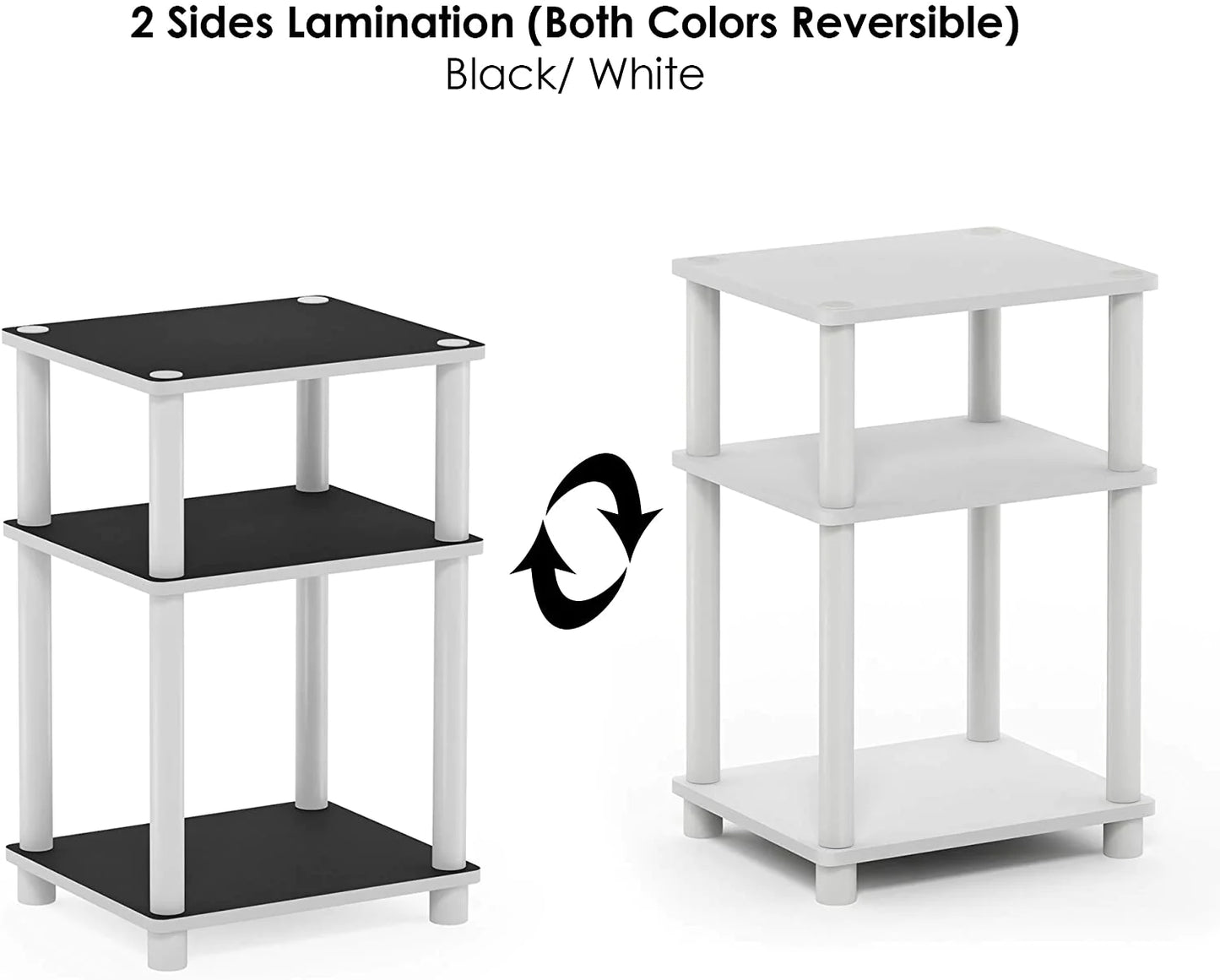 Side Tables: Just 3-Tier End Table, 1-Pack