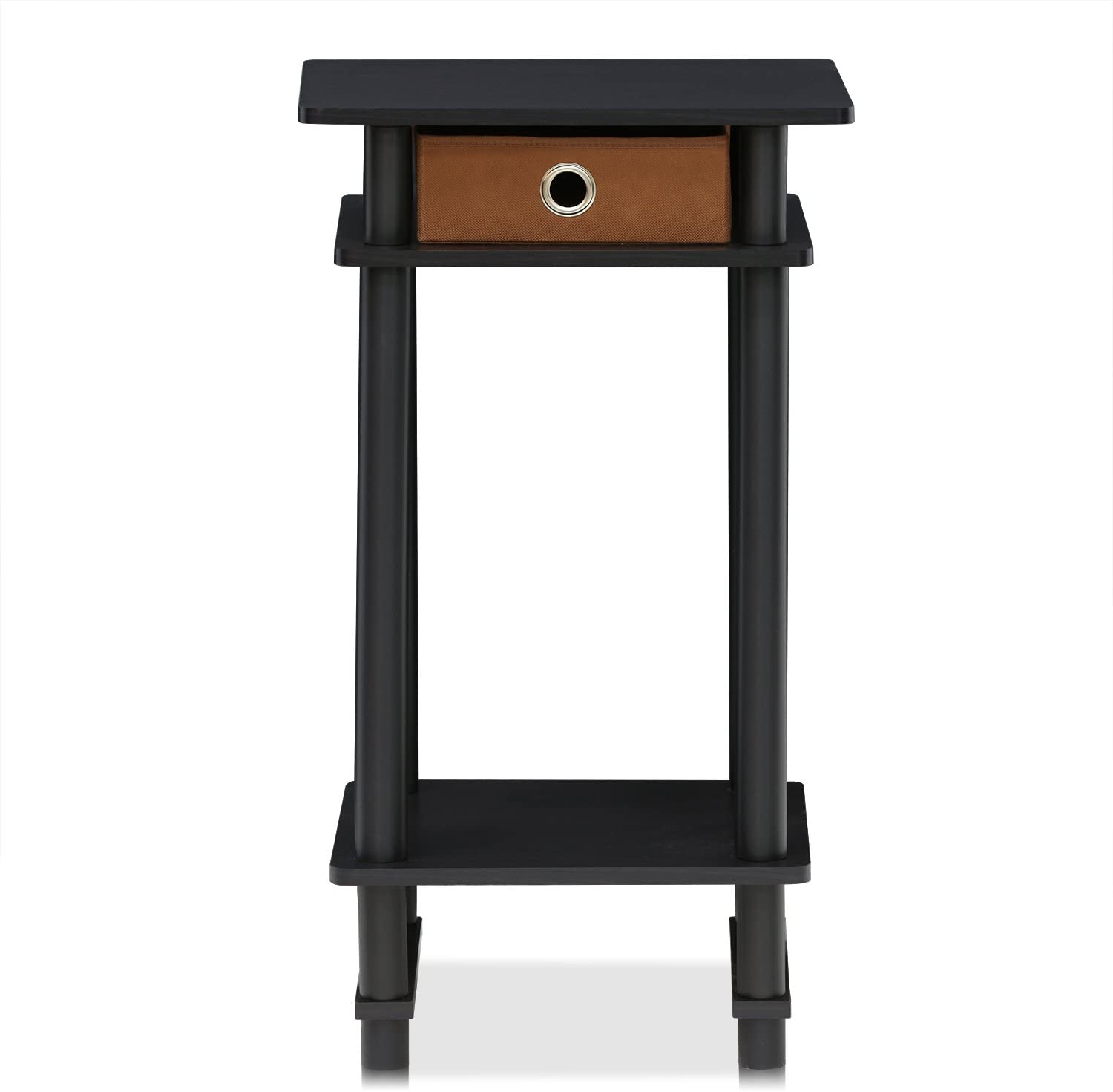 Side Tables : Turn-N-Tube End Table, 1-Pack, Espresso