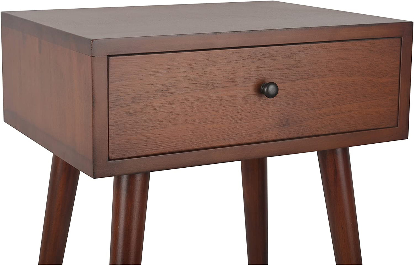 Side Tables: Wood One Drawer Side Table