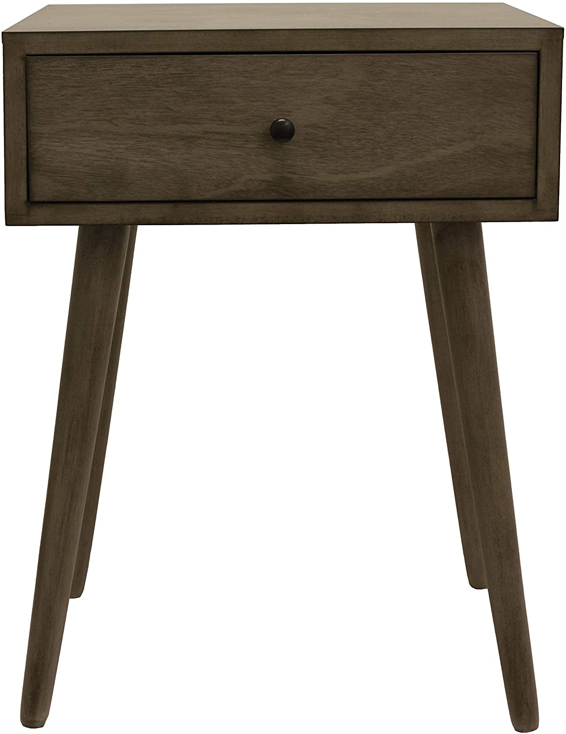 Side Tables: Wood One Drawer Side Table