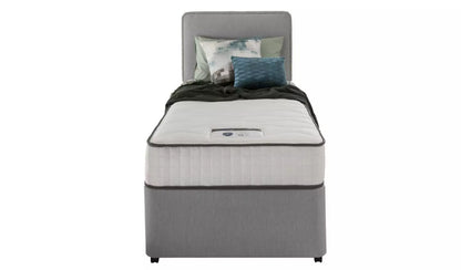Single Bed: Grey Single Divan Bed