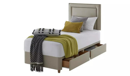 Single Bed: Single 2 Drawer Divan Bed