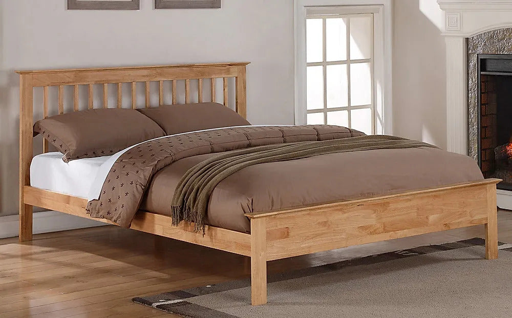 Single Bed: Wooden Single Bed