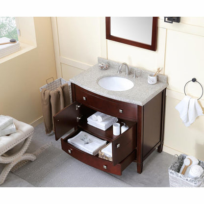 Single Sink Vanities: 36 in. Single Bathroom Vanity