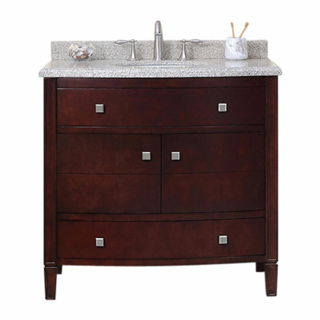 Single Sink Vanities: 36 in. Single Bathroom Vanity