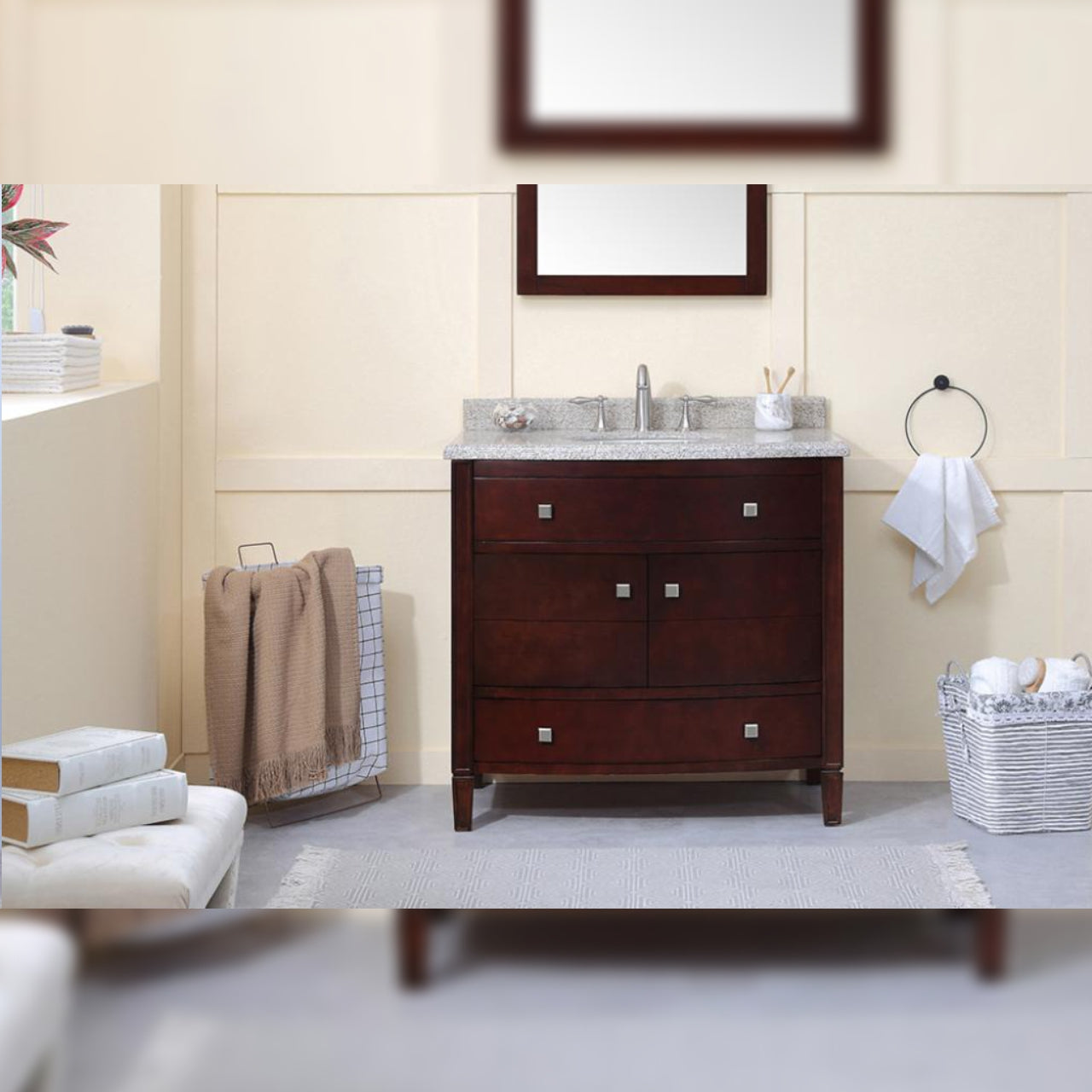 Single Sink Vanities 36 in. Single Bathroom Vanity