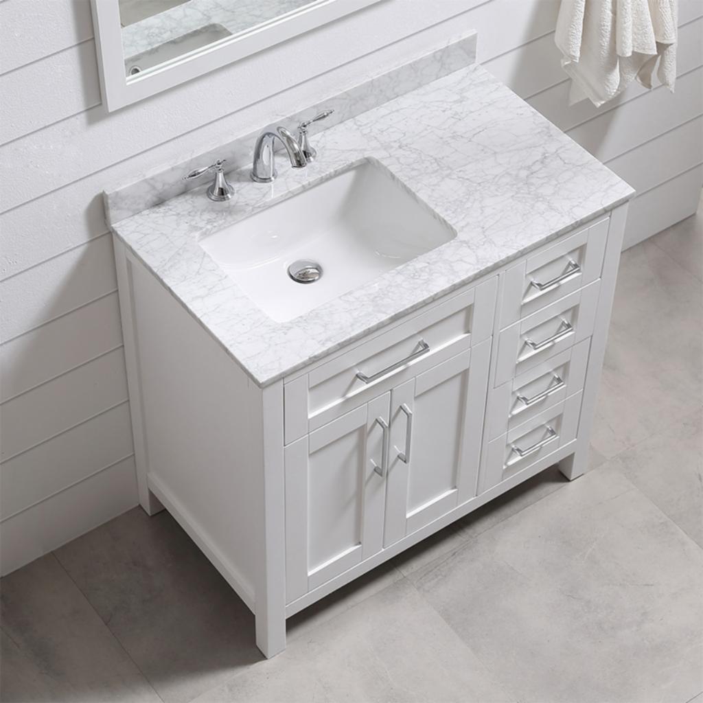 Single Sink Vanities: 36 in. Single Sink Bathroom Vanity