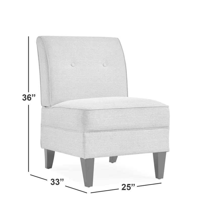 Slipper Chair: 22.5'' Wide Slipper Chair