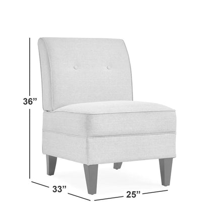 Slipper Chair: 22.5'' Wide Slipper Chair