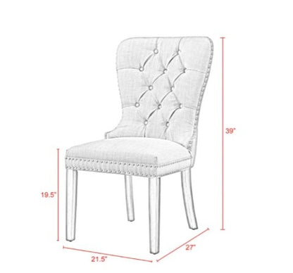 Slipper Chair 22.83'' Wide Tufted Velvet Slipper Chair