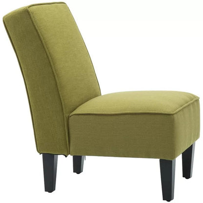 Slipper Chair: 22'' Wide Linen Slipper Chair