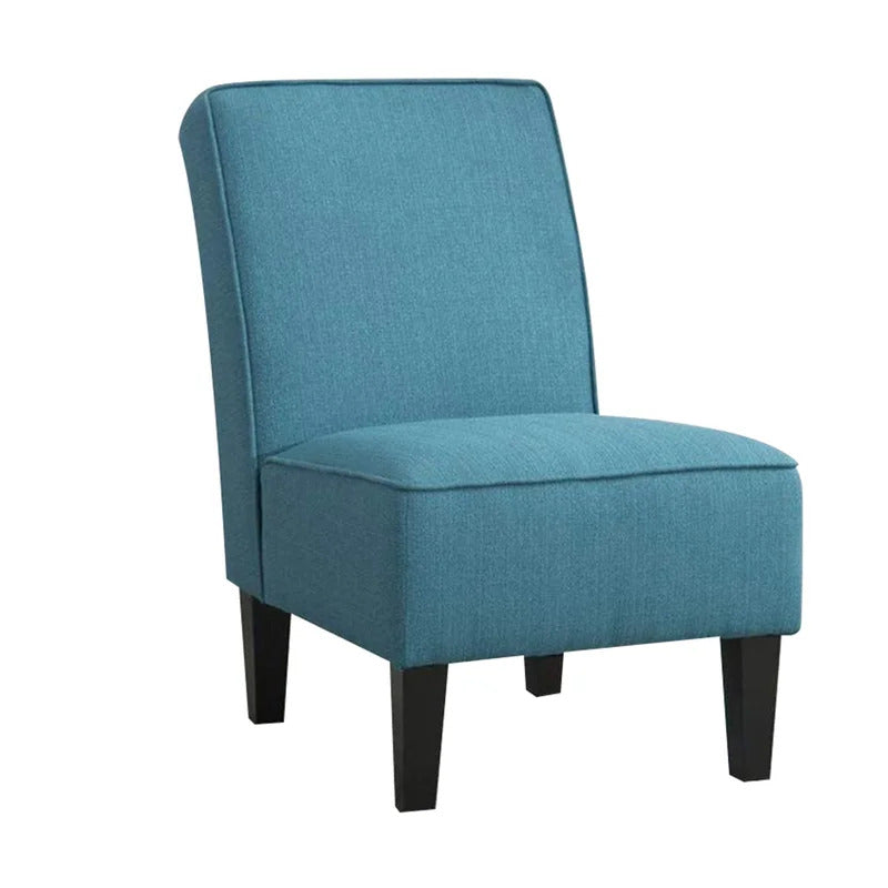 Slipper Chair: 22'' Wide Linen Slipper Chair