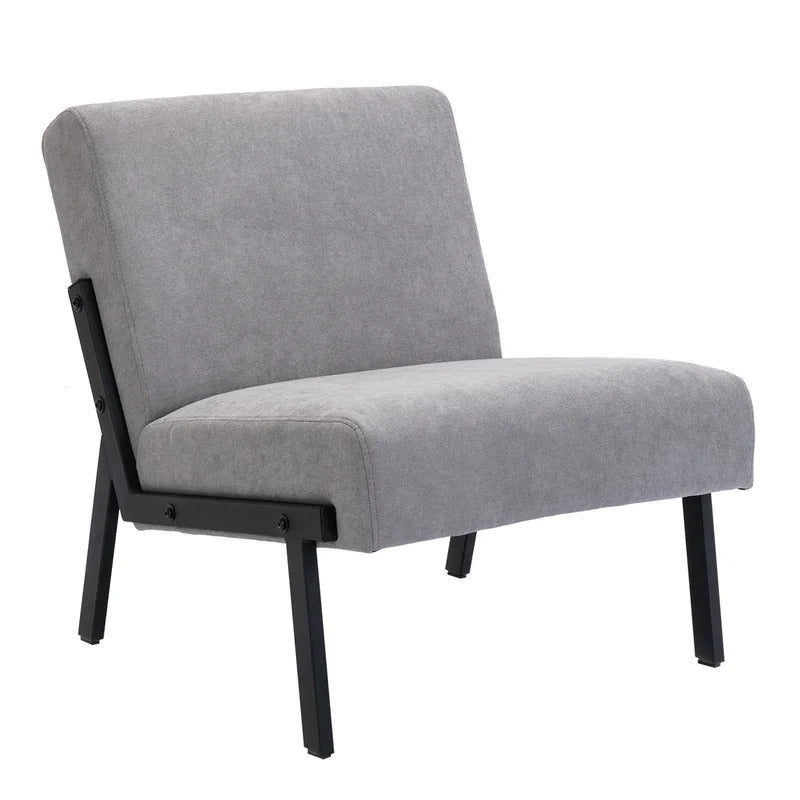 Slipper Chair: 26'' Wide Tufted Slipper Chair
