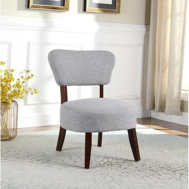Buy Muebles Casa MB1018_E White Slipper Chair With Foot Stool Online in  India at Best Prices