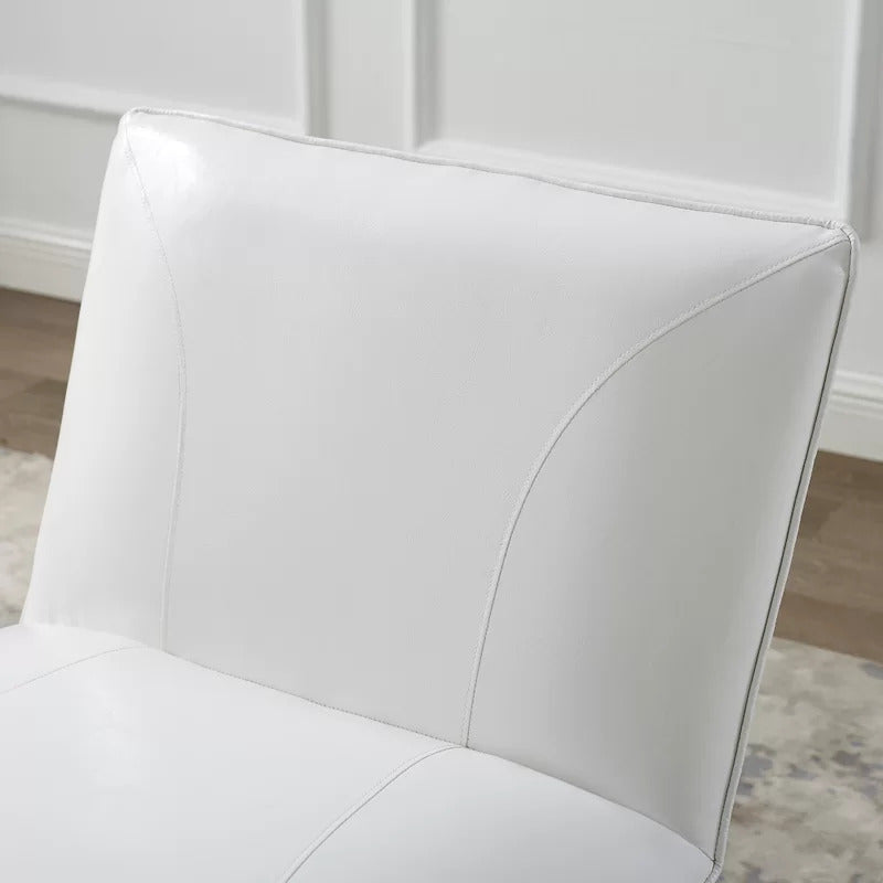 Slipper Chair: 28.35'' Wide Tufted Slipper Chair