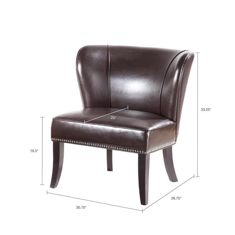 Slipper Chair: 30.75'' Wide Slipper Chair