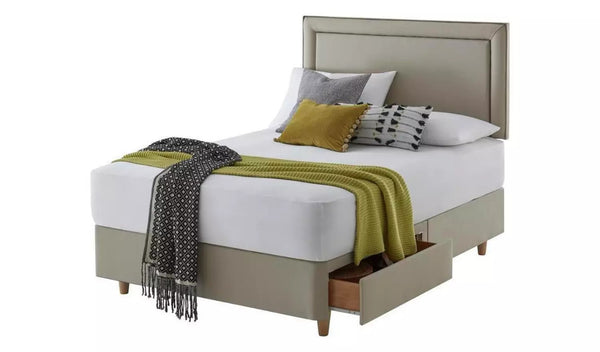 Small Double Bed: Sandstone Small Double Bed