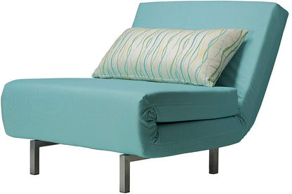 Sofa Cum Beds Accent Chair futon, Aqua Blue 