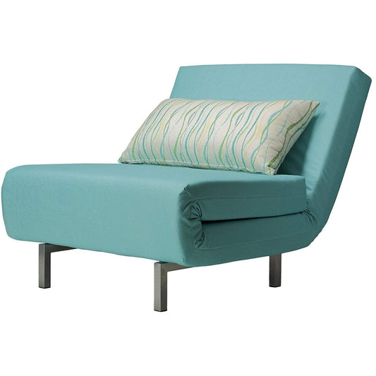 Sofa Cum Beds Accent Chair futon, Aqua Blue